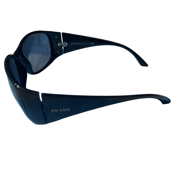Prada SPR 07G Black Oversized Sunglasses Frames - Picture 7 of 9